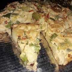 Una foto de Tortilla de Papas y Zapallitos