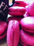 Raspberry Macarons