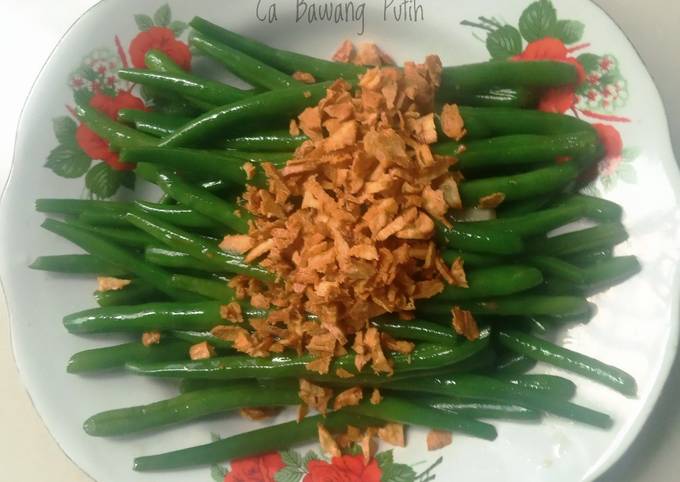 Yuk intip, Bagaimana cara bikin Baby Buncis Ca Bawang Putih dijamin gurih