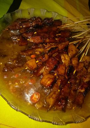 Foto resep Sate bakso simple