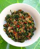 Steamed vegetable (African spinach)