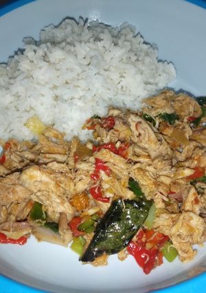 Foto resep Ayam suwir pedas