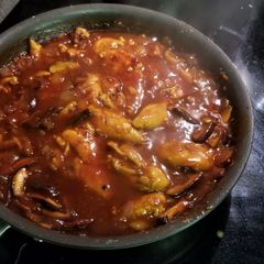 A picture of Garlic BBQ chicken breast tenders.