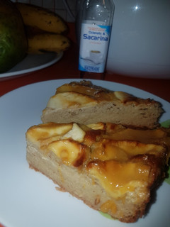 Una foto de Tarta de manzana fit