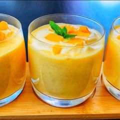 A picture of Mango custard.