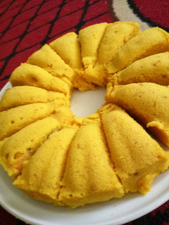 Foto resep Bolu kukus labu kuning (pumpkin steamed cake)