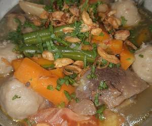 Resep Populer Sop Buntut Bakso Yummy Mantul Resep Populer Sop Buntut Bakso Yummy Mantul