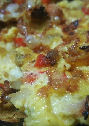 Una foto de Tortitas de huevo con brócoli y mozarrella