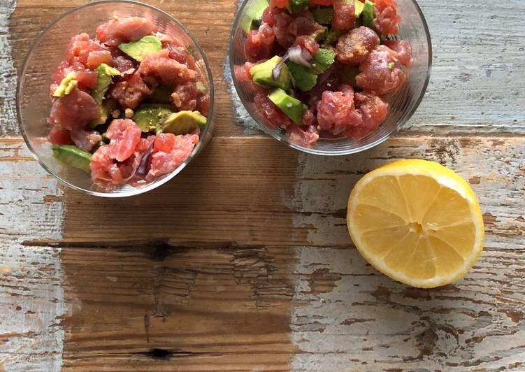 Recette: Tartare de thon