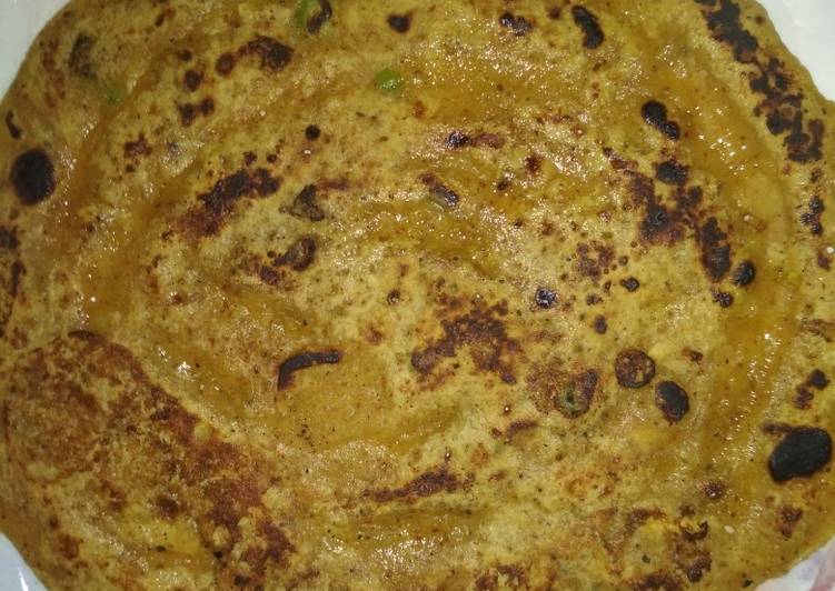 Recipe of Super Quick Homemade Satvik Besan ka chilla