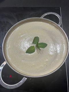 Una foto de Crema de champiñones. Receta de Raimundo