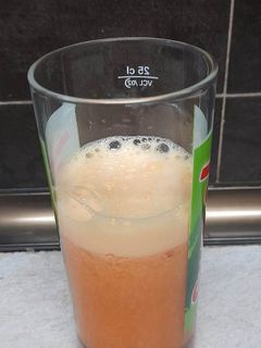 Foto de Sumo de Laranja e Morango