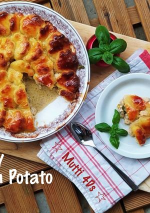 Foto resep Creamy Chicken Potato Pie