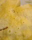 Kek Bahulu Kukus Oren (Tanpa Mixer)