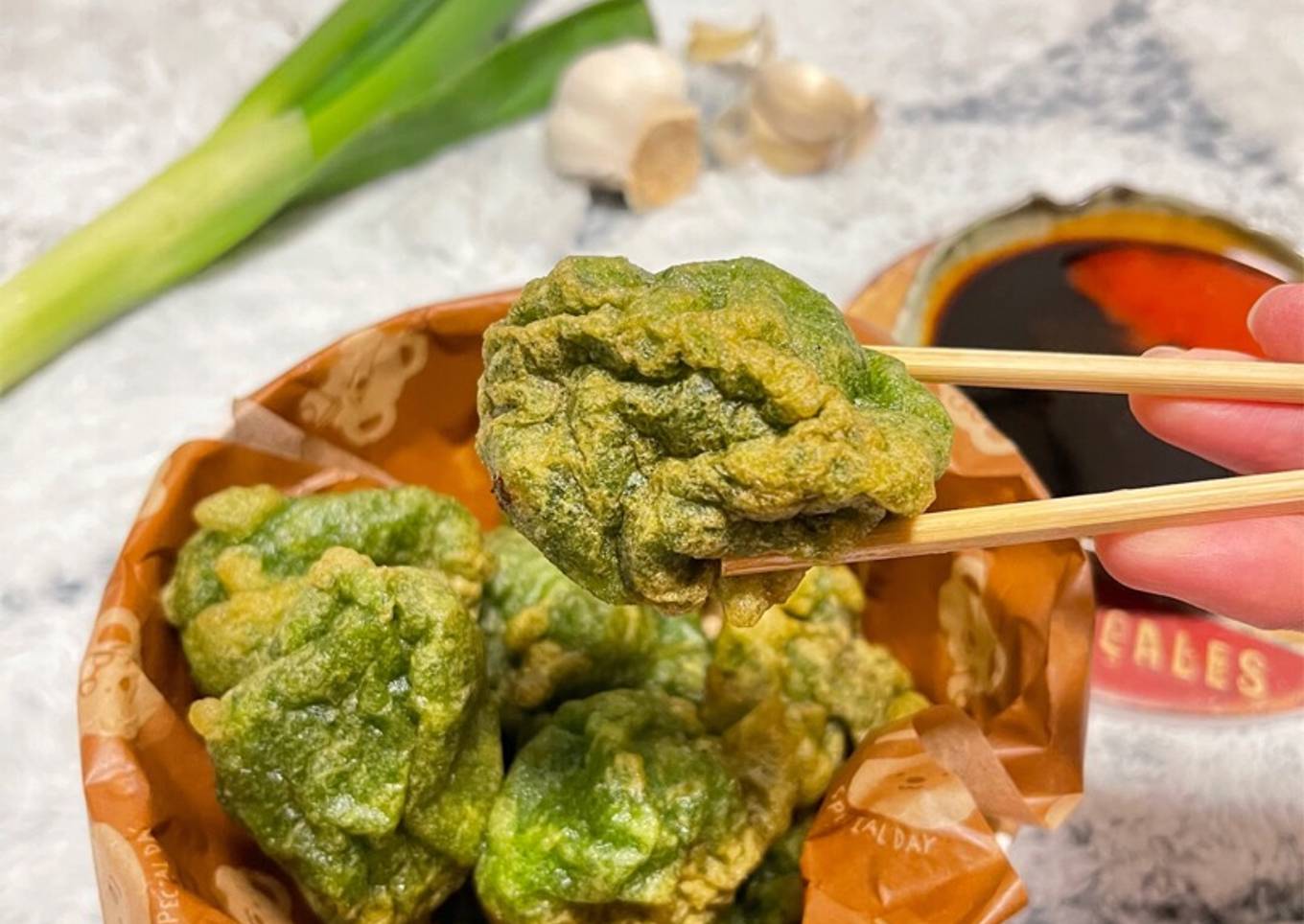 Bakso caisin goreng