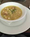 Caldo de pata (morcillo)
