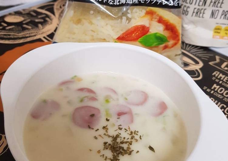 Langkah Mudah untuk Menyiapkan Potato Cream Soup (mpasi 1 yo+), Bisa Manjain Lidah