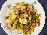 Piept de pui cu legume mexicane