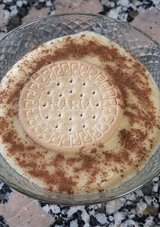 Una foto de Natillas en el microondas
