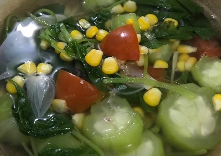 Resep: LezatSayur bayam bening