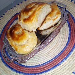 A picture of Coconut swirl bread.