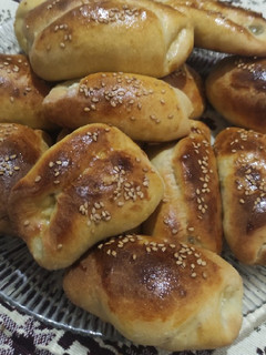 عکسی از دستور نان پنبه ای پنیری