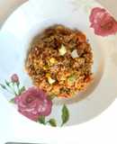 Κινέζικο ρύζι με λαχανικά και γαρίδες