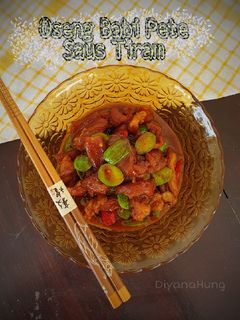 Foto resep Oseng Babi Pete Saus Tiram