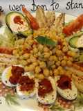 Ensalada de garbanzos “tierra y mar”