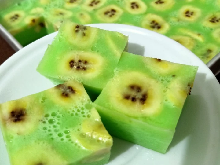 Langkah Gampang Membikin Resep Banana puding/nagasari puding yang Uenak Anti Ribet, Mantap Sekali