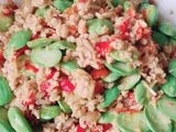 หมูผัดสะตอเปรี้ยวหวาน