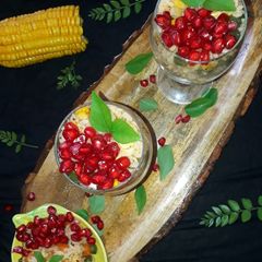 Pomegranate veg fried delight A picture of Pomegranate veg fried delight.