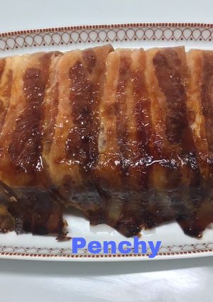 Foto principal de Pastel de pollo y jamón dé York envuelto en bacon