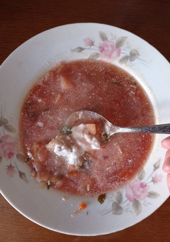 Борщ простий рецепт