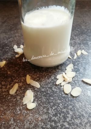Une photo de Blanc manger léger à l'amande