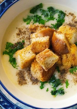 Karfiolkrémleves recept fotója
