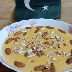 A picture of Mango custard.