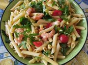 A picture of chilled tomato pasta