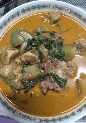 รูปของ แกงมะเขือไก่