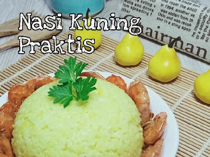 Langkah Gampang Membikin Resep  783. Nasi Kuning Magic Com Praktis yang Menggugah Selera, Enak Banget