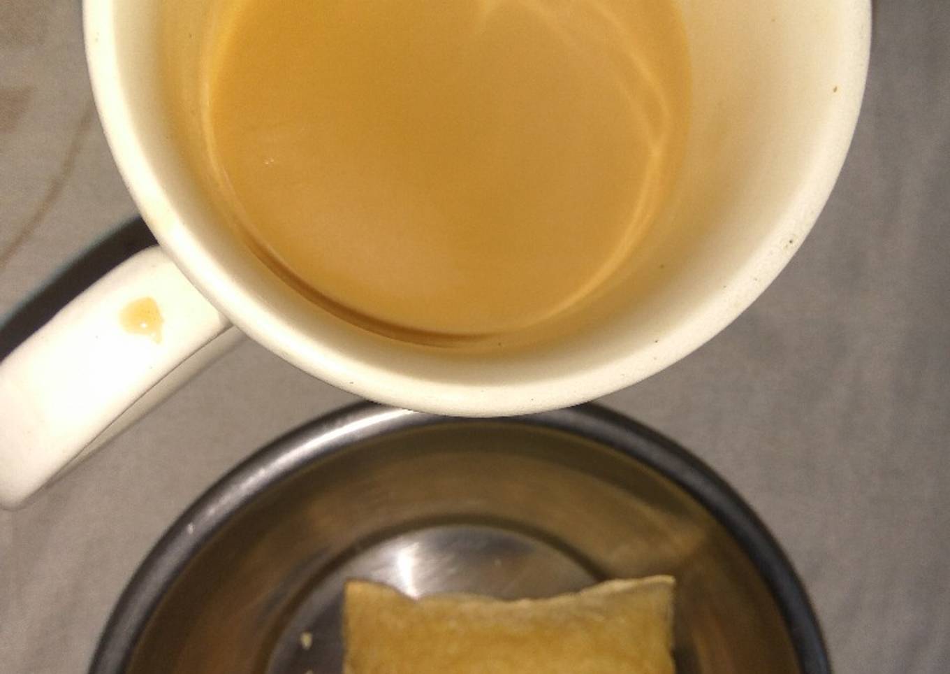Khasta with tea