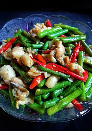 Foto resep Oseng kacang kulit ayam
