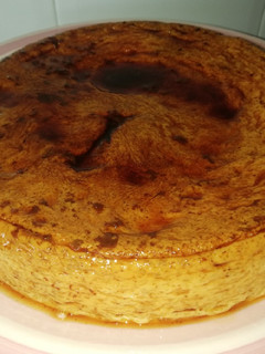 Una foto de Flan al microondas