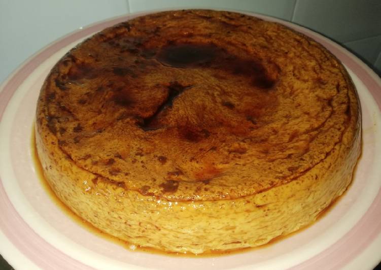 Flan al microondas