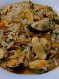 Guiso de Arroz con Mejillones