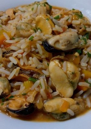 Una foto de Guiso de Arroz con Mejillones