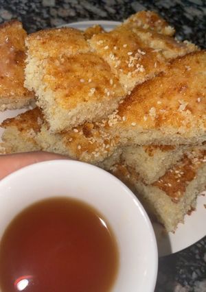صورة لوصفة بسبوسة لذيذه وسريعة 😋