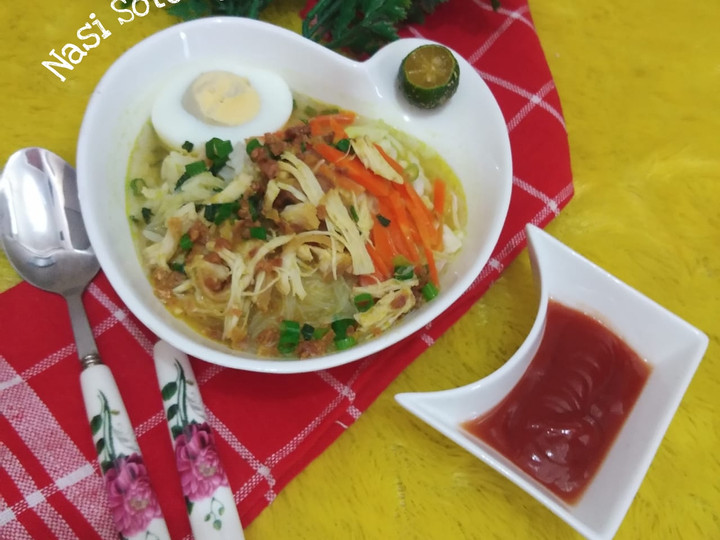 Yuk intip, Resep buat 110. Nasi Soto Ayam  sedap