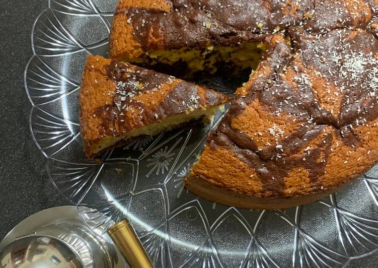 Torta cocco e cioccolato