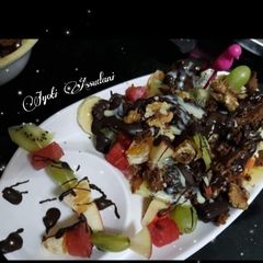Mix chocolate fruit salad A picture of Mix chocolate fruit salad.